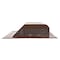 Gaf Master Flow 60 sq. in. NFA Galvanized Slant Back Roof Louver Static Vent in Brown with Weather Filter SSB960GWFBR - alternate 3